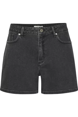 Gestuz Dames Shorts - Denim shorts - Zwart - Dames