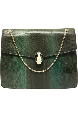 Bvlgari Dames Schoudertassen - Vintage tassen - Groen - Dames