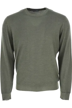 DRUMOHR Truien, Heren, Groen, M, Round-neck Truien