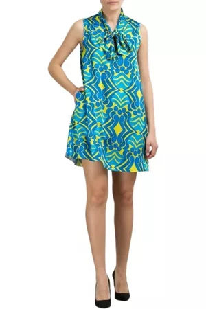 HANITA Dames Casual jurken - Casual kleedjes - Blauw - Dames