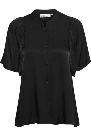 Karen by Simonsen Dames Lange mouw - Longsleeve shirts - Zwart - Dames