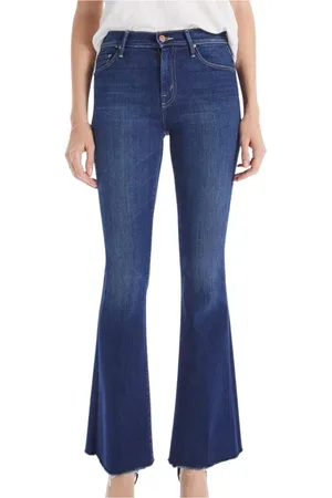 Mother Jeans, Dames, Blauw, W30, Flared Jeans