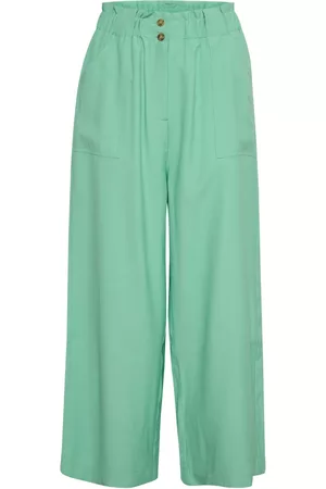 Karen by Simonsen Dames Pantalon - Pantalons - Groen - Dames