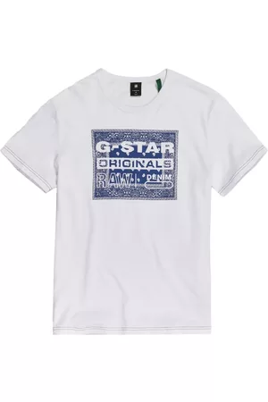G-Star Heren T-shirts - Shirts - Wit - Heren
