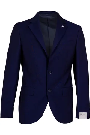 L.B.M. 1911 Pakken, Heren, Blauw, 4Xl, Wol, Formal Blazers