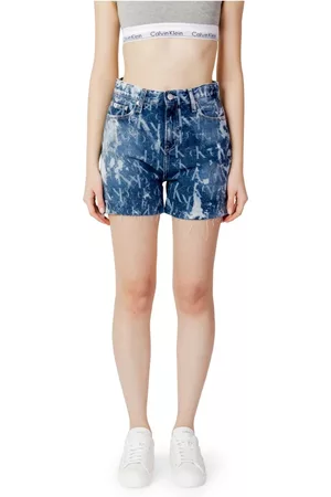 Calvin Klein Dames Shorts - Denim shorts - Blauw - Dames