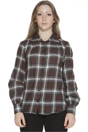 GANT Dames Overhemden - Longsleeve shirts - Bruin - Dames