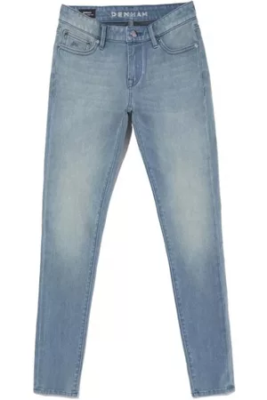Denham Dames Skinny - Skinny Jeans - Blauw - Dames