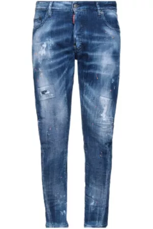 Dsquared2 Heren Slim - Slim Fit Jeans - Blauw - Heren