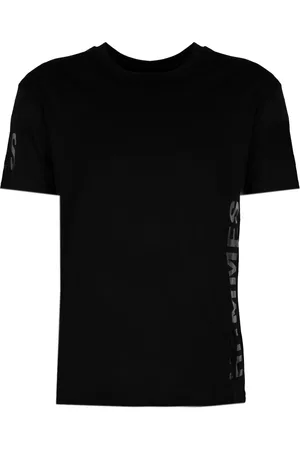 Les Hommes Tops, Heren, Zwart, S, Katoen, T-Shirts