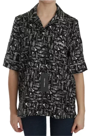 Dolce & Gabbana Heren Korte Mouwen Overhemden - Korte mouwen Overhemden - Zwart - Heren
