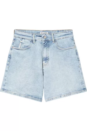Marc O’ Polo Dames Shorts - Denim shorts - Blauw - Dames