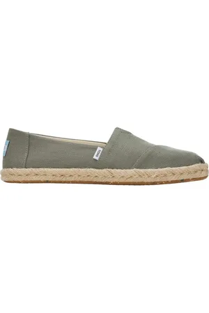 TOMS Schoenen, Dames, Groen, 36 EU, Katoen, Alpargata Rope loafers groen 10019811