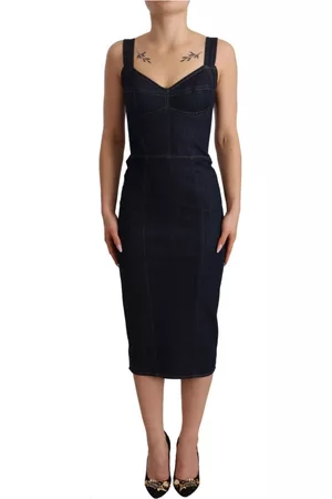 Dolce & Gabbana Dames Casual jurken - Casual kleedjes - Blauw - Dames
