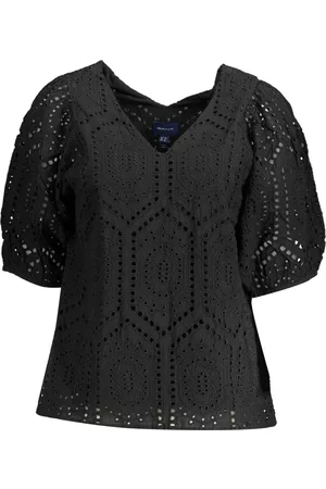 GANT Dames Blouses - Blouses - Zwart - Dames