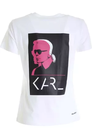 Karl Lagerfeld Dames T-shirts - T-shirts - Wit - Dames