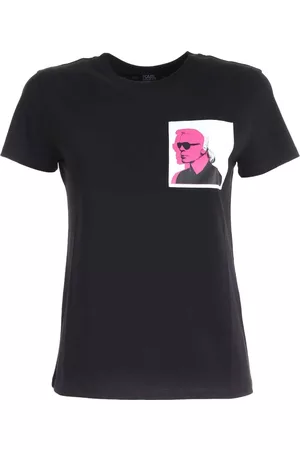 Karl Lagerfeld Dames T-shirts - T-shirts - Zwart - Dames