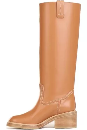 Chloé Dames Hoge laarzen - Laarzen - Beige - Dames