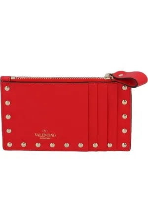 VALENTINO Pre-owned, Dames, Rood, ONE Size, Leer, Pre-owned Leather home-office