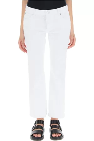Dsquared2 Dames Cropped Jeans - Cropped Jeans - Wit - Dames