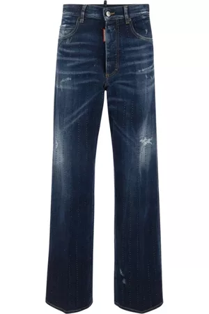 Dsquared2 Dames Straight - Straight Jeans - Zwart - Dames