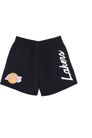 Mitchell & Ness Korte broeken, Heren, Zwart, L, Nylon, Casual Shorts