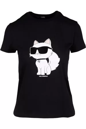 Karl Lagerfeld Dames T-shirts - T-shirts - Zwart - Dames