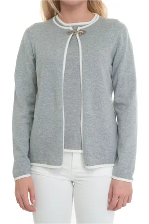 FAY Truien, Dames, Grijs, M, Cashmere Cardigan