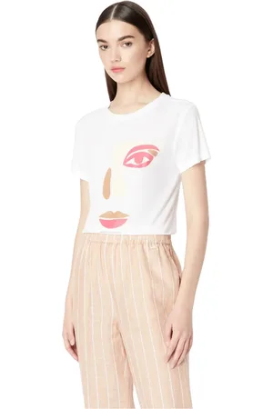 Armani Exchange Tops, Dames, Wit, S, T-Shirts