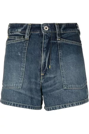 Kenzo Dames Shorts - Denim shorts - Blauw - Dames