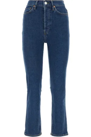 RE/DONE Jeans, Dames, Blauw, W26, Denim, Flared Jeans