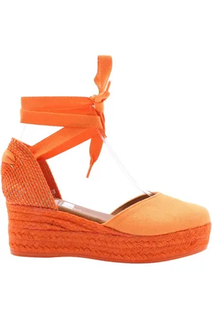 Viguera Schoenen, Dames, Oranje, 38 EU, Peep Toe / Peep Heel