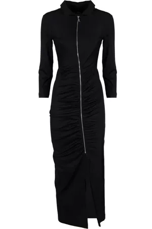 Karl Lagerfeld Dames Lange jurken - Maxi kleedjes - Zwart - Dames