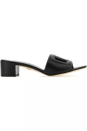 Dolce & Gabbana Dames Clogs - High heels - Zwart - Dames