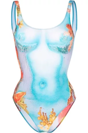 Jean Paul Gaultier Dames Badpakken - Badpakken - Blauw - Dames