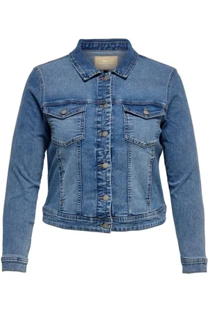 ONLY Jassen, Dames, Blauw, XL, Denim, Light Jassen