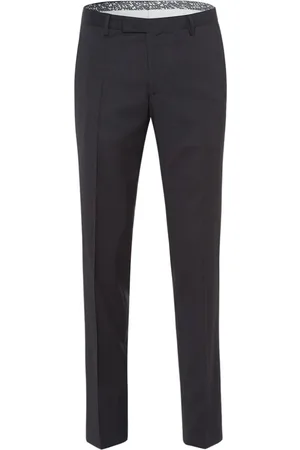 Baldessarini Broeken, Heren, Grijs, L, Wol, Suit Broeken