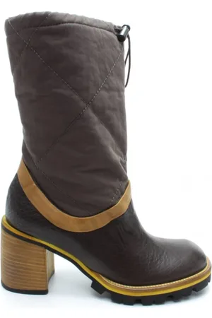 Ixos Schoenen, Dames, Bruin, 39 EU, Leer, Heeled Boots