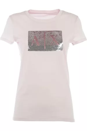 Armani Dames Korte mouw - T-shirts - Roze - Dames