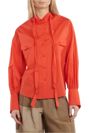 JEJIA Blouses & Shirts, Dames, Oranje, S, Katoen, Shirts