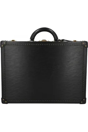 LOUIS VUITTON Pre-owned, unisex, Zwart, ONE Size, Pre-owned Leather travel-bags