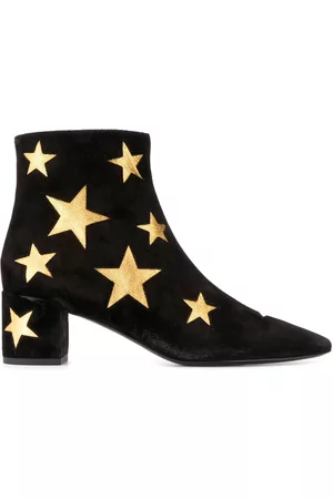 Saint Laurent Dames Enkellaarzen - Enkellaarsjes - Zwart - Dames