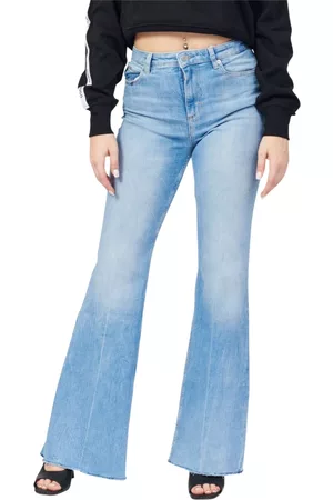 HUGO BOSS Dames Bootcut - Flared Jeans - Blauw - Dames
