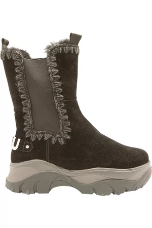 Mou Dames Enkellaarzen - Chelseaboots - Zwart - Dames