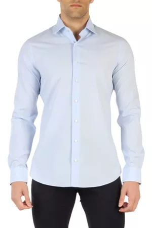 Michael Kors Heren Zakelijke Overhemden - Zakelijke Overhemden - Blauw - Heren