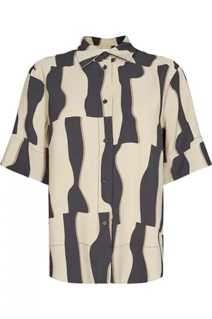 minimum Dames Lange mouw - Longsleeve shirts - Beige - Dames