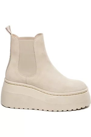 Steve Madden Dames Enkellaarzen - Chelseaboots - Beige - Dames