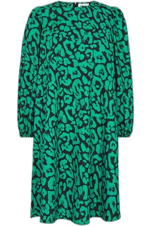 minimum Dames Casual jurken - Casual kleedjes - Groen - Dames