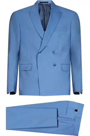 LOW BRAND Heren Pakken - Business kostuum - Blauw - Heren