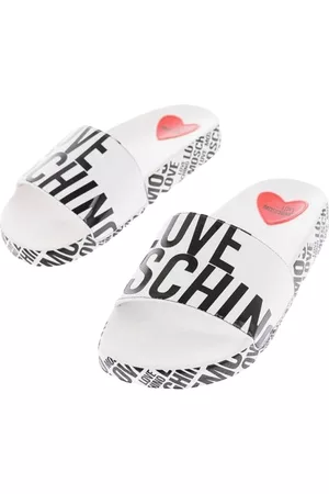 Moschino Dames Slippers - Slippers - Wit - Dames